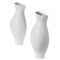 Uniquewise Decorative Split Vase Duo Floor Vase - White, PK 2 QI003999.WT.2 - alternate 4